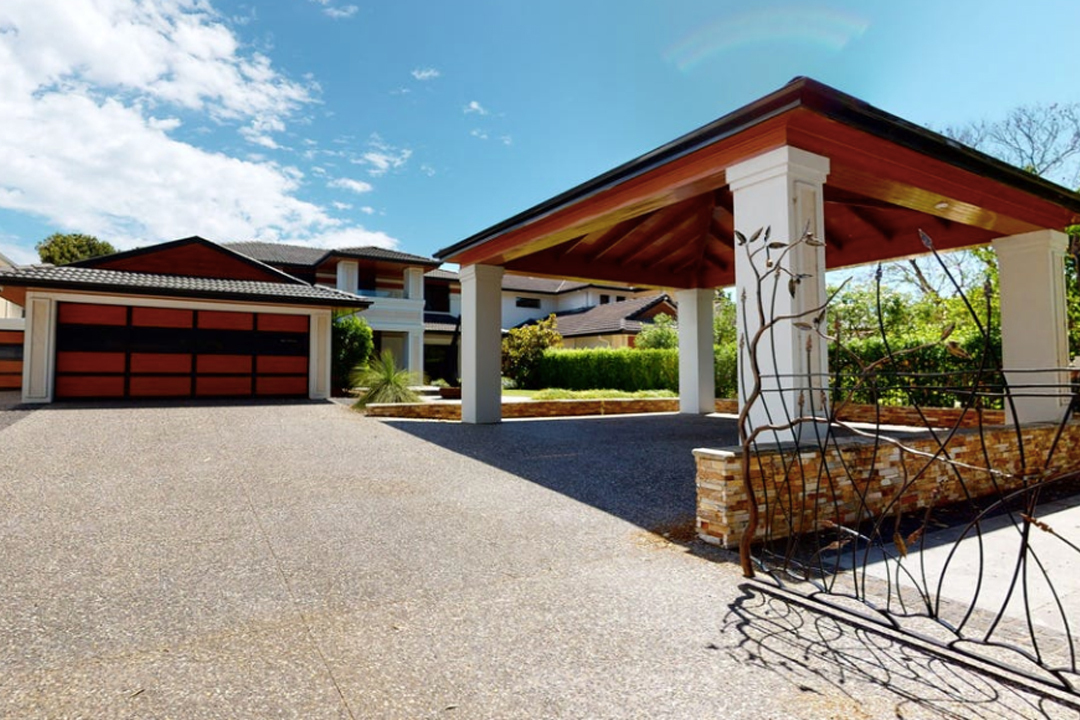 Home transformation by Build 32 Construction in Ascot, Perth — driveway and carport